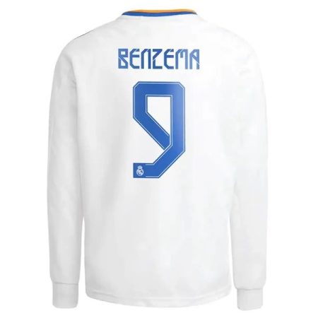 Camisola Real Madrid Karim Benzema 9 Principal 2021 2022 – Manga Comprida